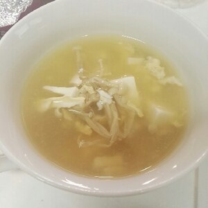豆腐ふわ卵スープ